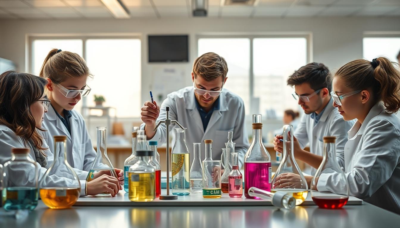 Structured study materials and learning resources on a desk